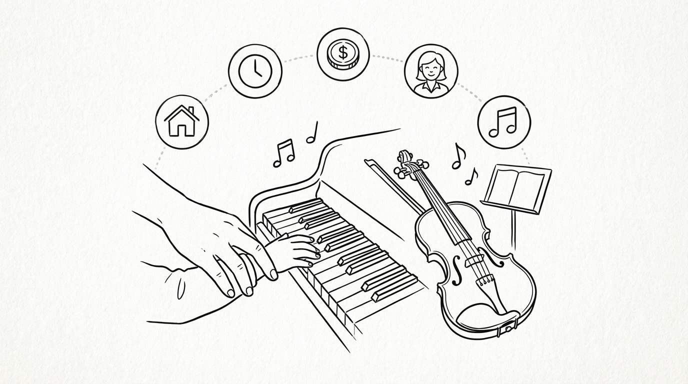 音楽教室で失敗しない選び方とは?親の視点で見る5つのポイント!