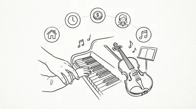 音楽教室で失敗しない選び方とは？親の視点で見る5つのポイント！