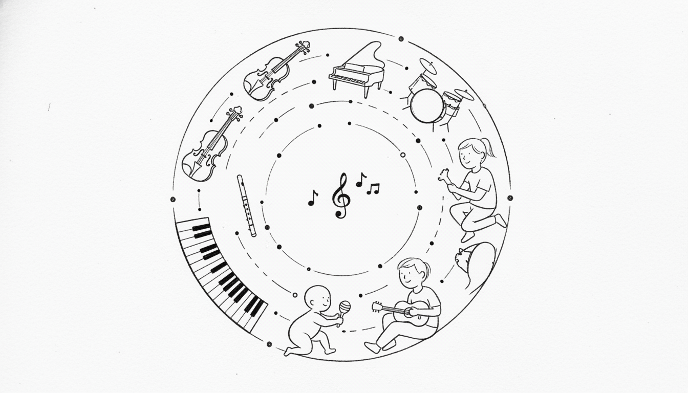 音楽習い事は何歳から始めるのがベスト?年齢別のメリットと始め方