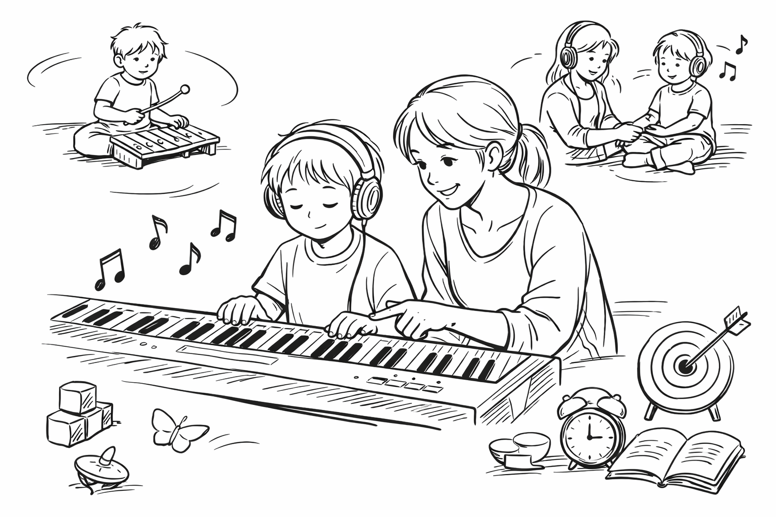 集中力がない子に習い事で音楽？親子で楽しく育む集中力アップの秘訣