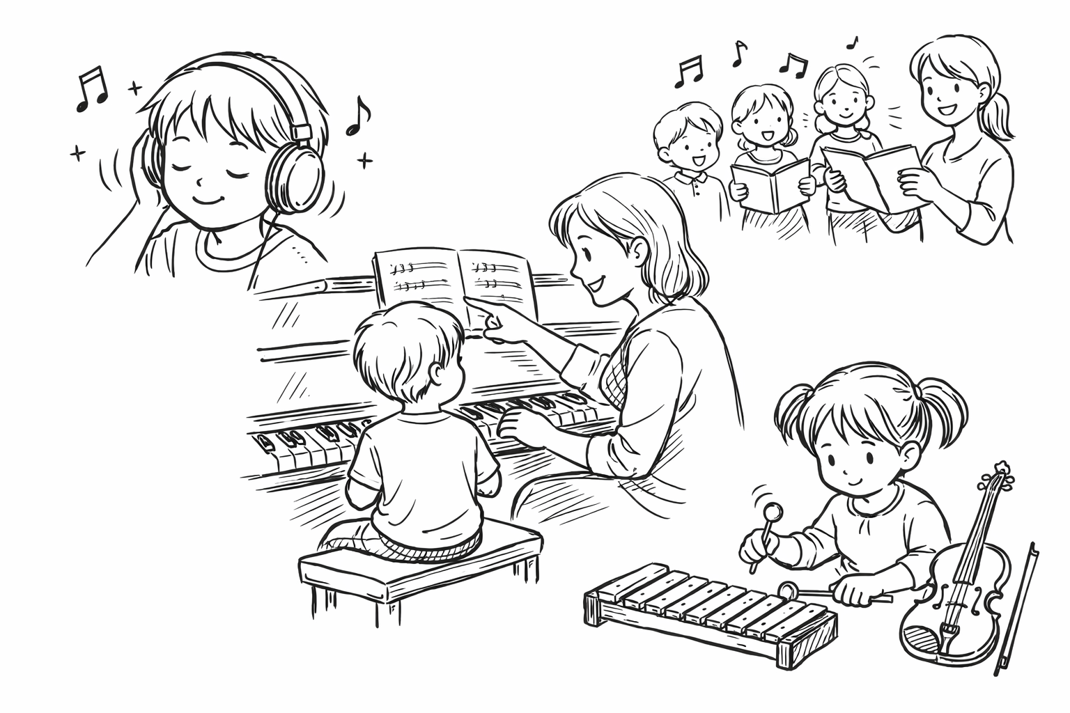 発達ゆっくりの子に音楽習い事はどう？効果と選び方のポイント