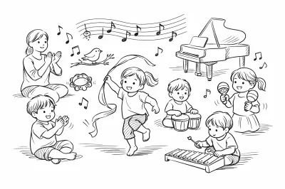 リトミックが発達に与えるメリットとは？子どもの成長を支える音楽の力