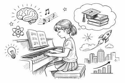 小学生からピアノを習うメリットとは？脳の発達や将来にどう役立つの？