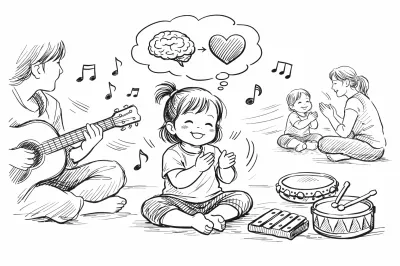 2歳のリトミック効果って本当？脳と心を育てる音楽遊びの魅力