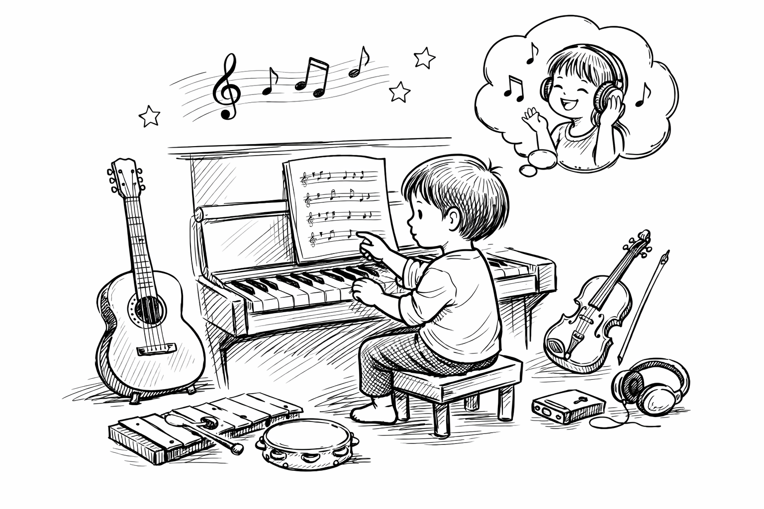 音楽習い事に向いている子の特徴は？我が子に合うか見極めるポイント