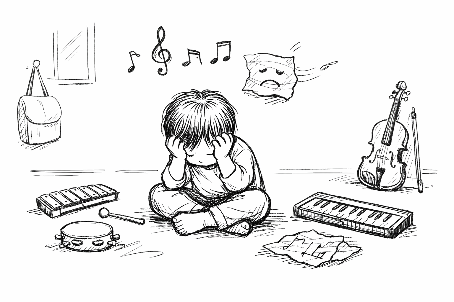 幼児の習い事で音楽が続かない?5つの理由と楽しく続ける方法