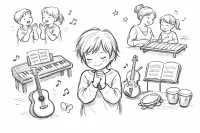 人見知りの子に向いている音楽習い事は？内気な子が笑顔になる選び方