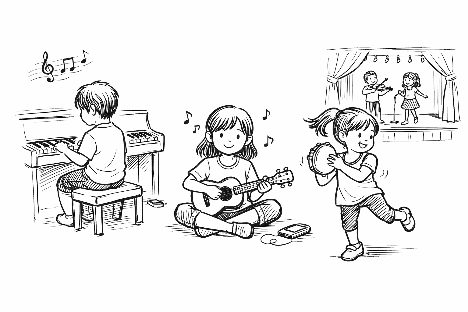 発表会が苦手な子に向く音楽習い事とは？無理なく楽しく続けられる方法