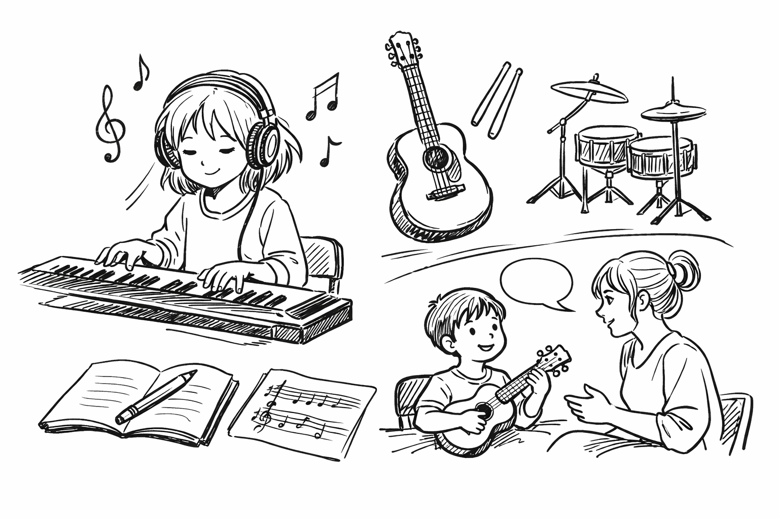 マイペースな子が続けやすい音楽習い事は?3つのポイントと体験談で徹底解説
