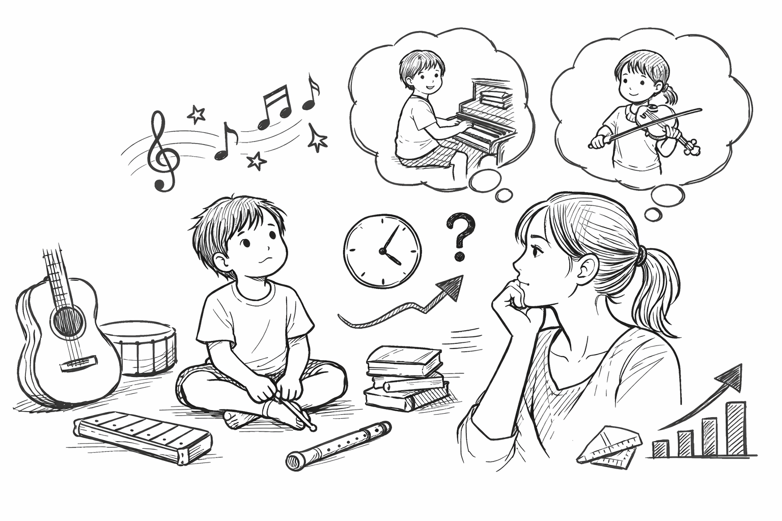 うちの子に音楽の習い事はまだ早い?最適なタイミングの見極め方