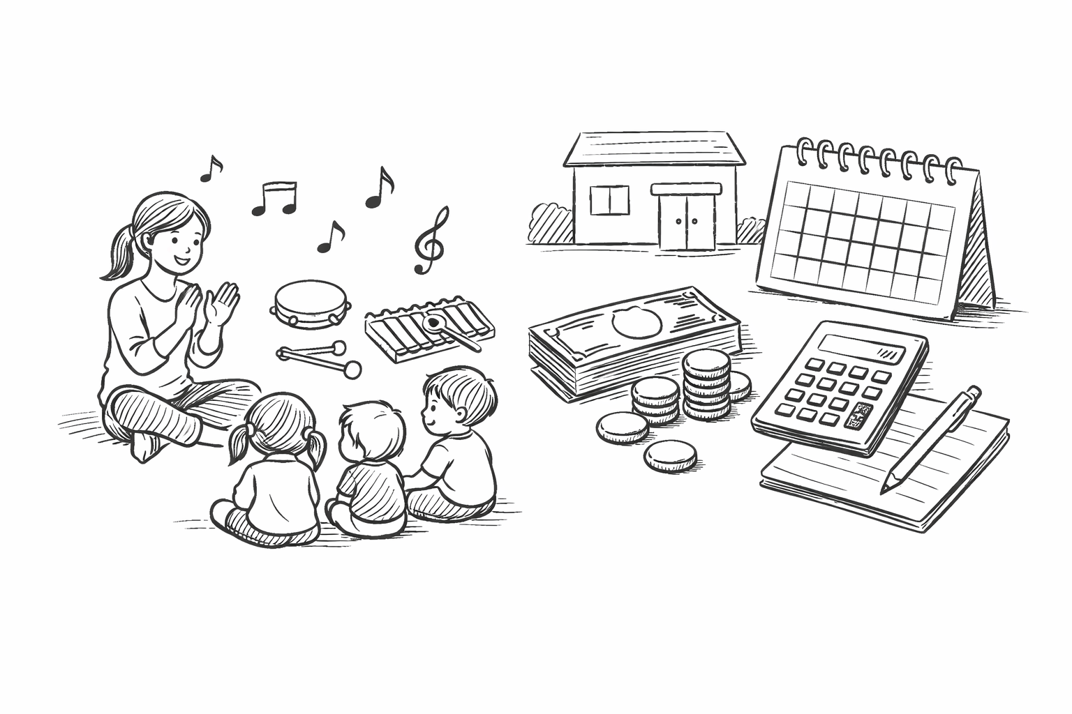 リトミック月謝の相場は？教室選びで知っておきたい費用のこと