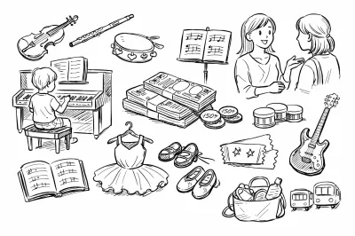 子どもの音楽習い事で追加費用ってどのくらい必要なの？