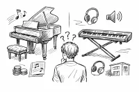 ピアノを買うべきか電子ピアノでいいか？選び方の7つのポイント