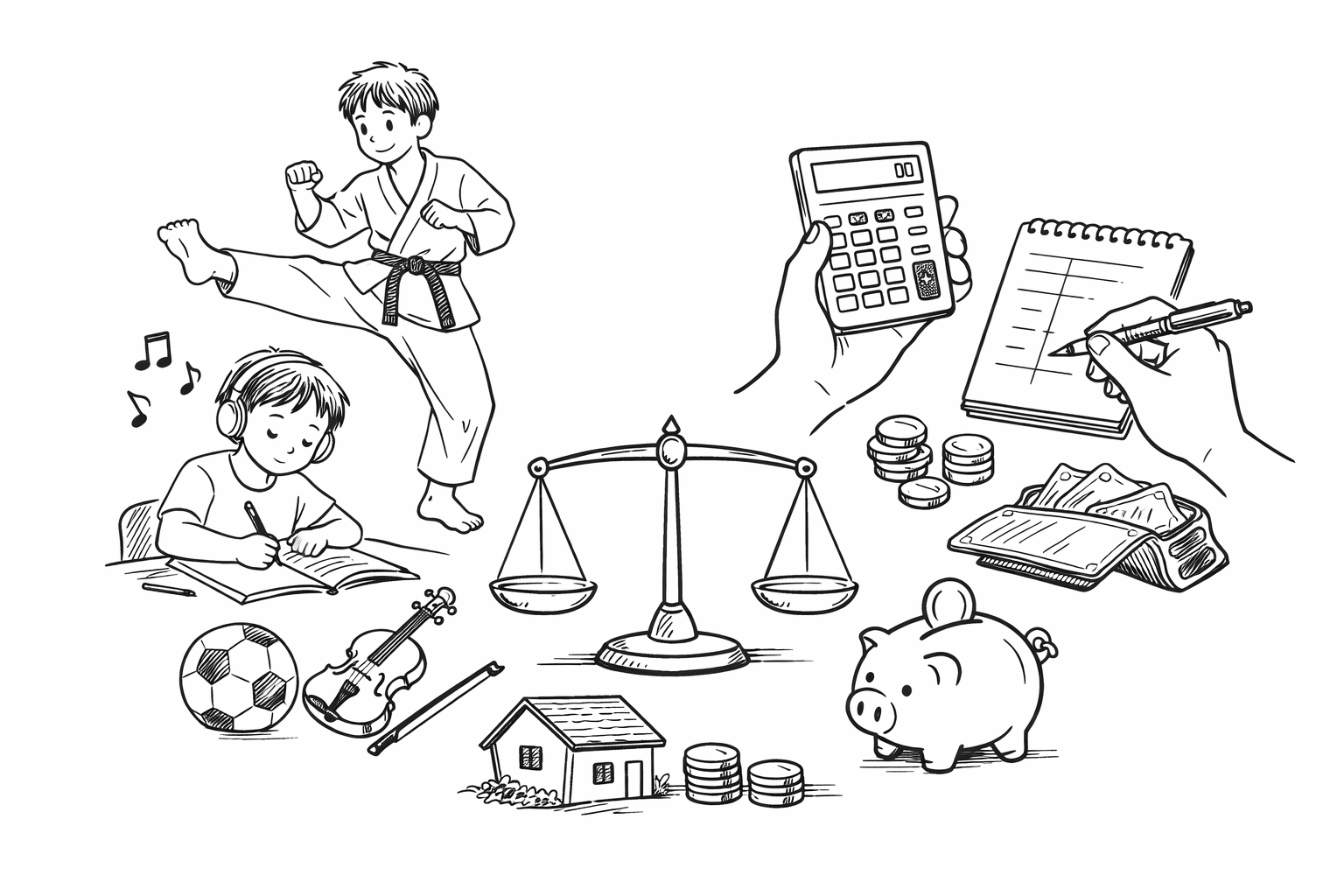 兄弟の習い事と家計のやりくり、どうすればいい?うまく両立させる方法とは?