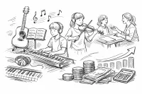 音楽習い事の費用対効果って本当にいいの？実際の費用と得られるもの