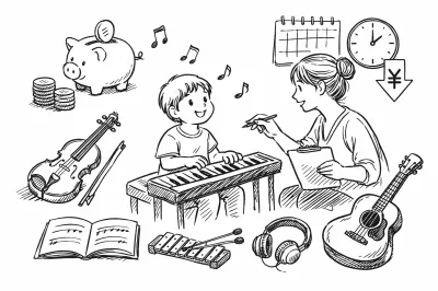 安い音楽習い事を子どもに！コスパ良く始める方法とは？