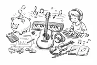 家計に優しい習い事で音楽を始めたい？コストを抑えて続けるコツとは