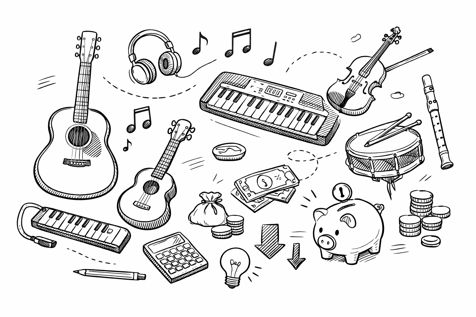 低予算で音楽習い事を始めたい!おすすめの楽器と費用を抑えるコツは?