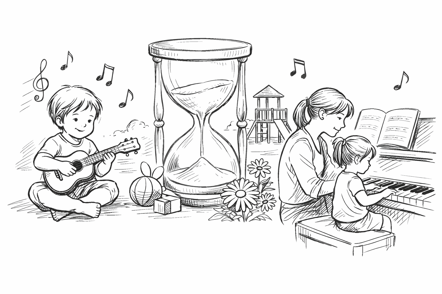 音楽の習い事を始める最適なタイミングは3〜5歳です
