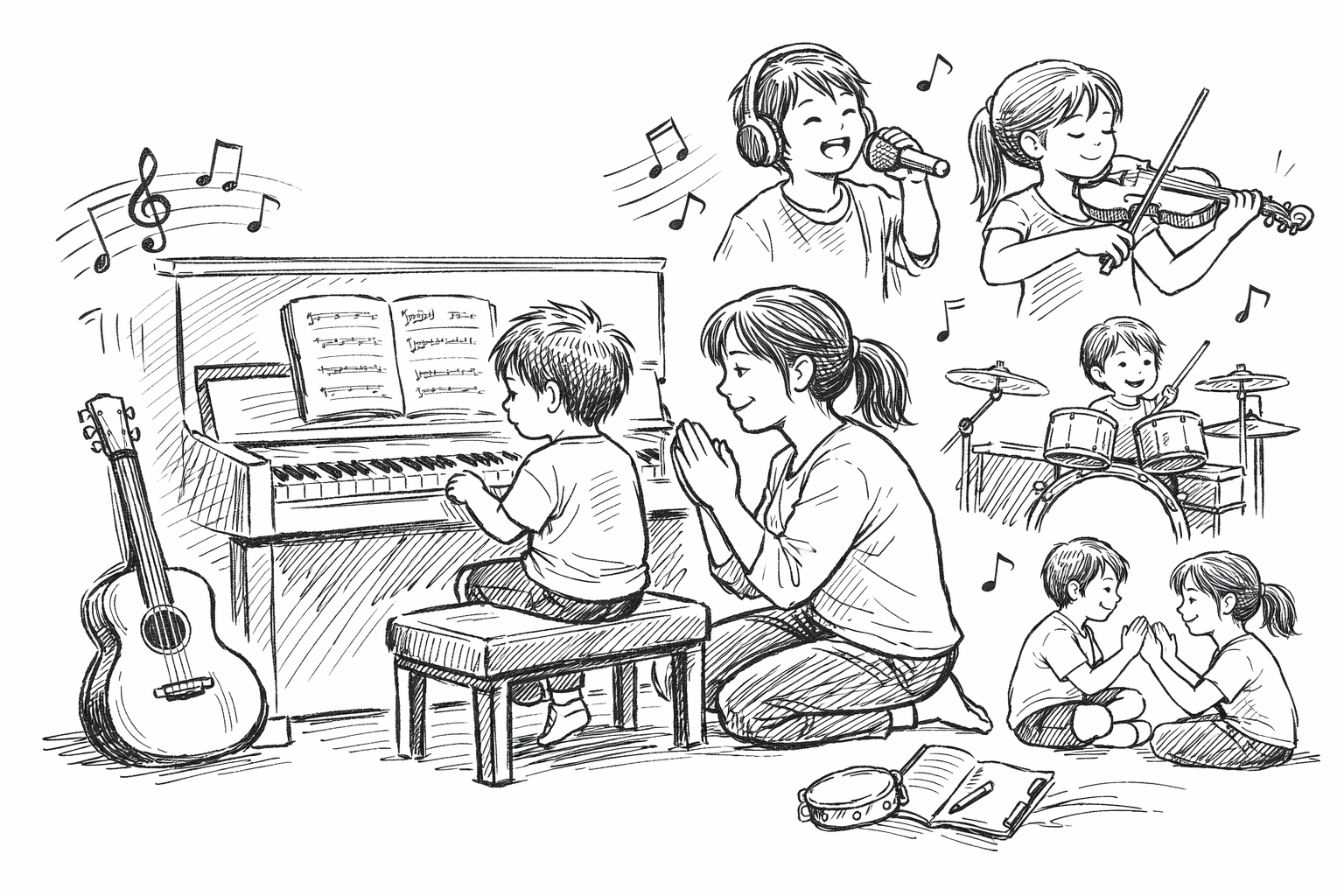 飽きっぽい子でも音楽の習い事は続けられます
