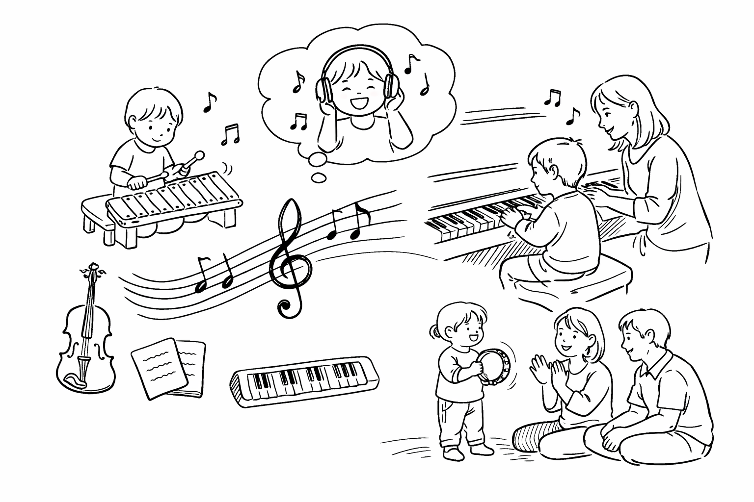 なぜ発達ゆっくりの子に音楽習い事が効果的なの？