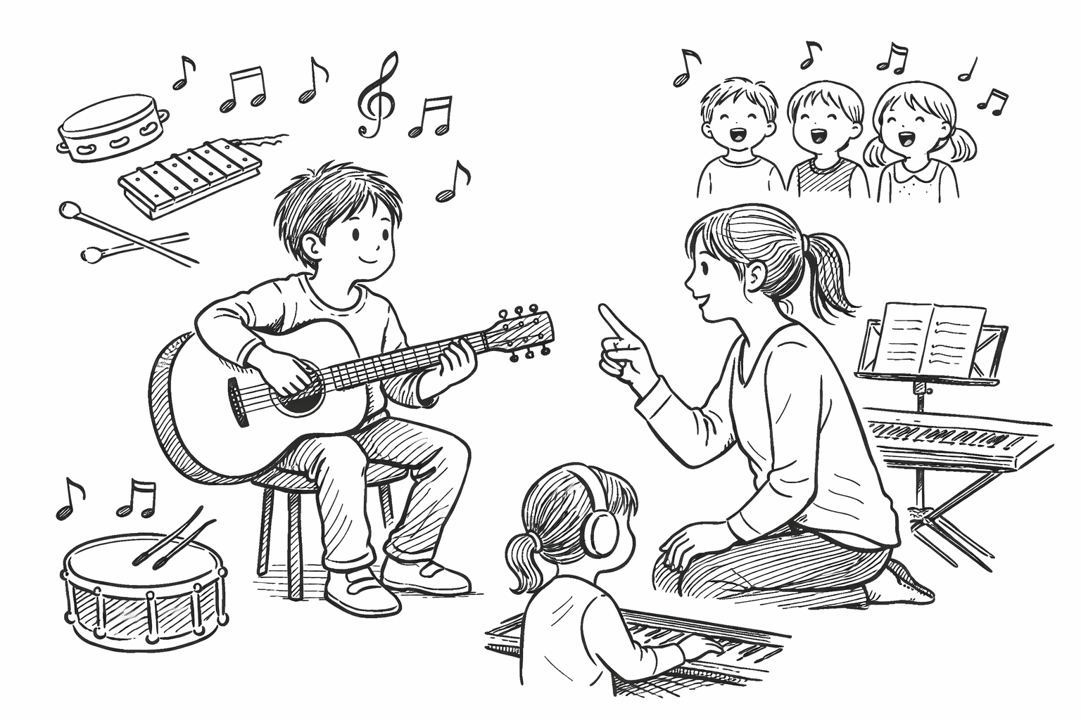 指示が通りにくい子に音楽の習い事がおすすめな理由