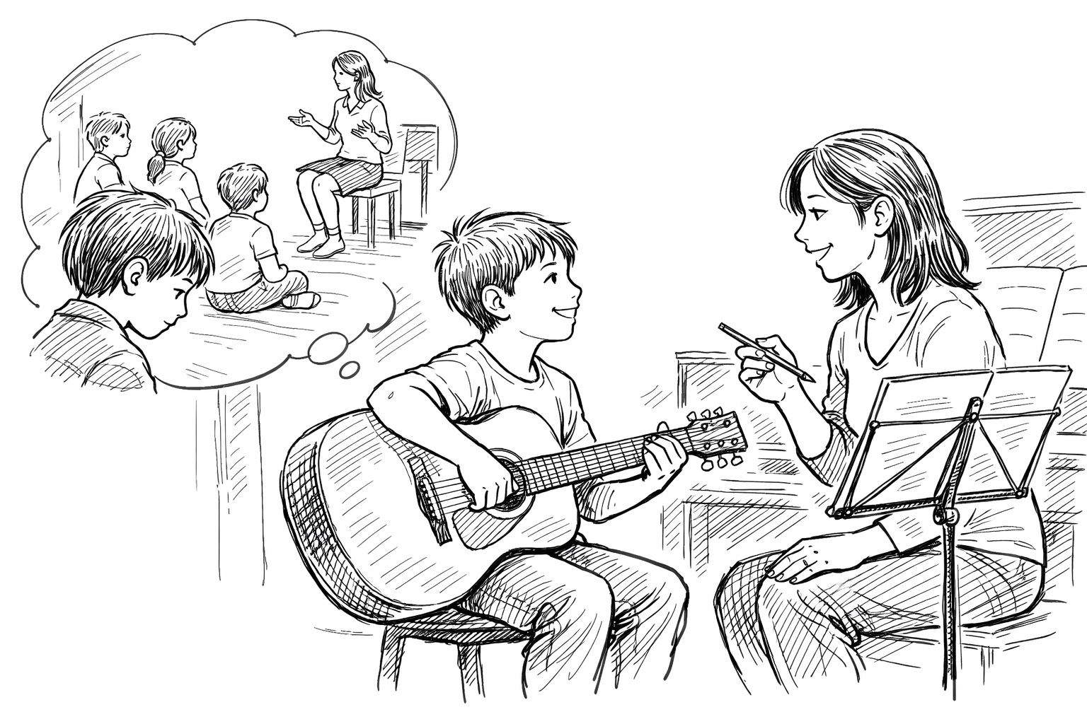 なぜ個人レッスンの音楽習い事が集団が苦手な子に向いているのか