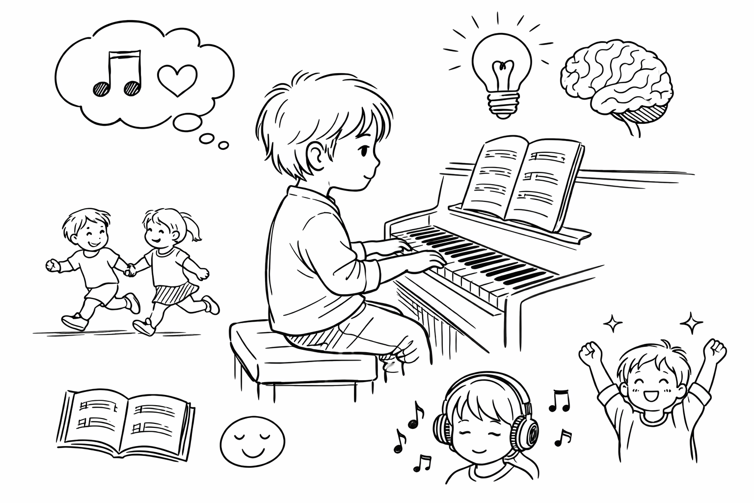 なぜ発達特性のある子どもにピアノが効果的なのでしょうか