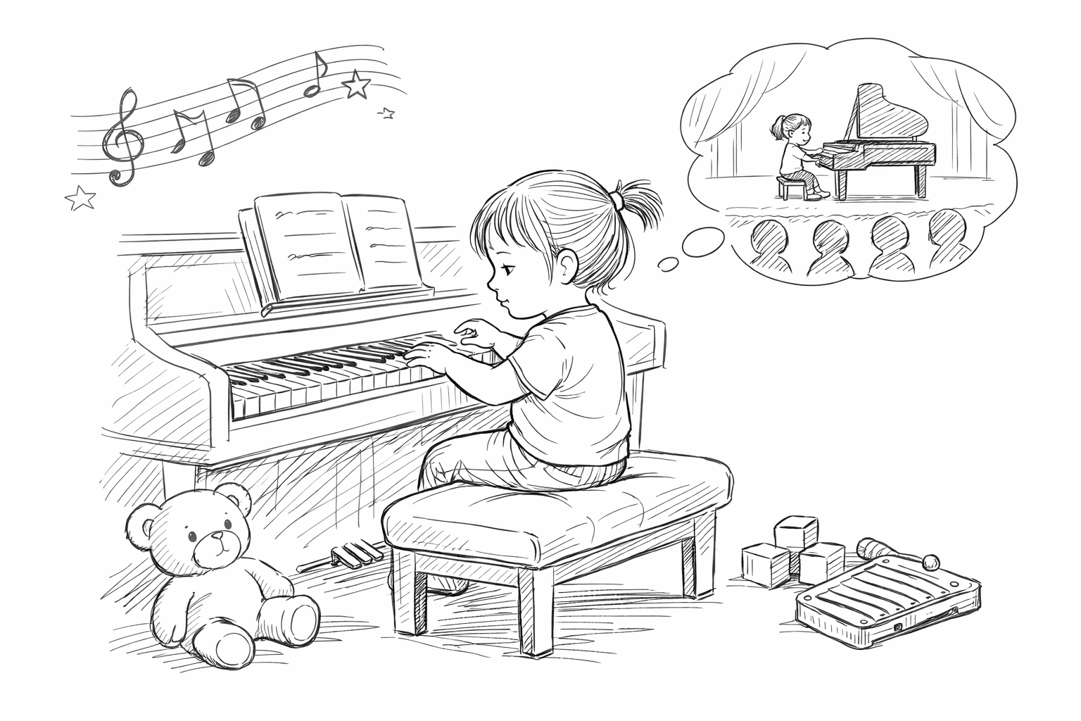 3歳からピアノを始めるメリット
