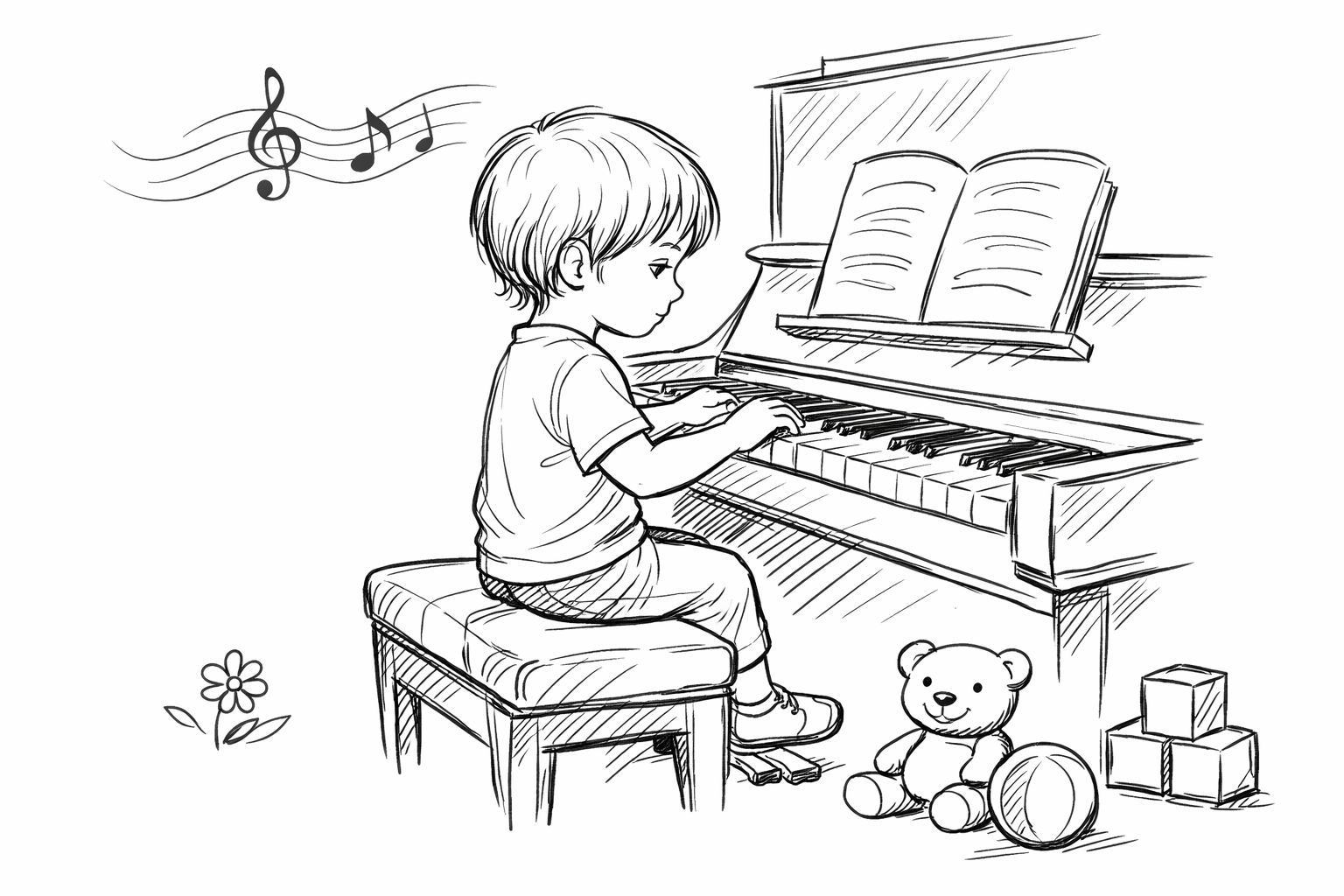4歳でピアノを始めるのは早くない