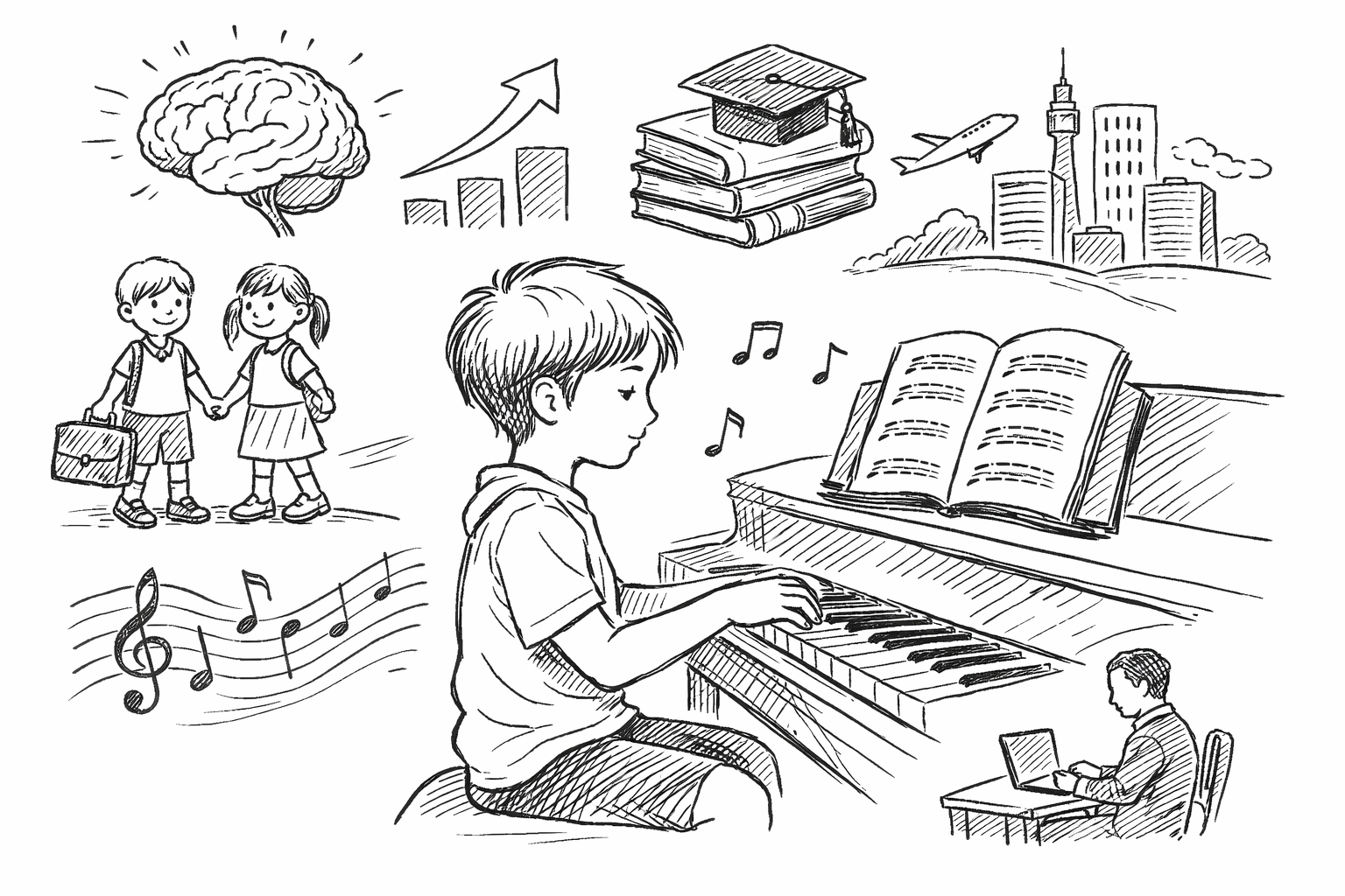 なぜ小学生からのピアノがこんなに効果的なのか？