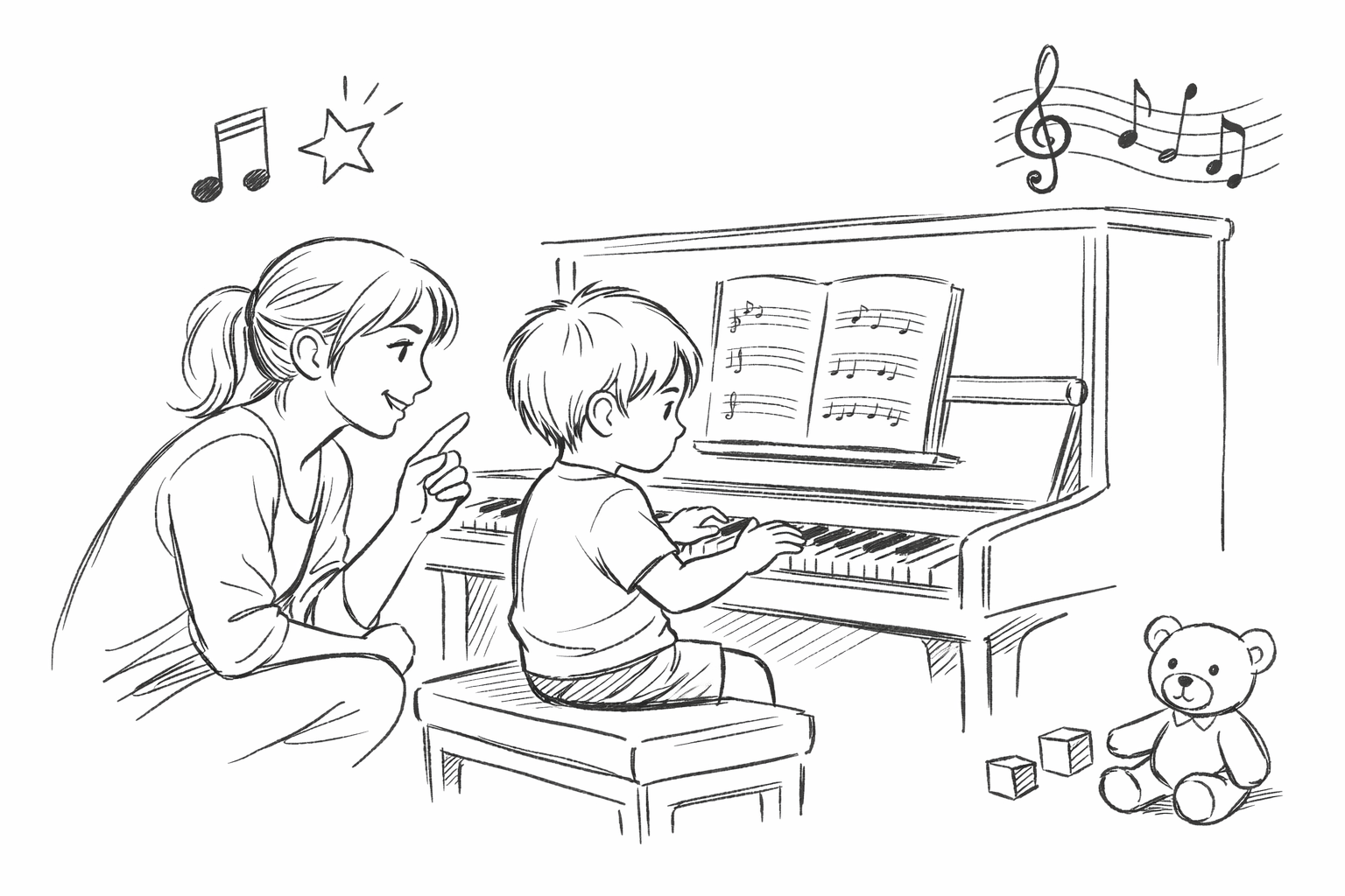 ピアノに向いている幼児の結論