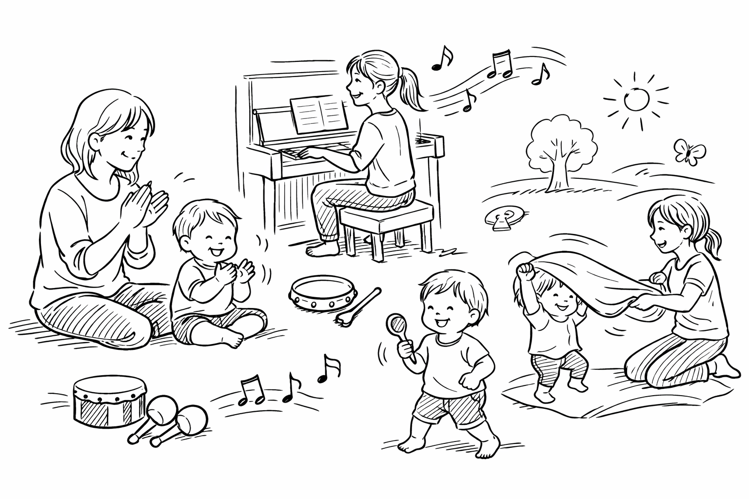 1歳からのリトミックには確かに意味があります