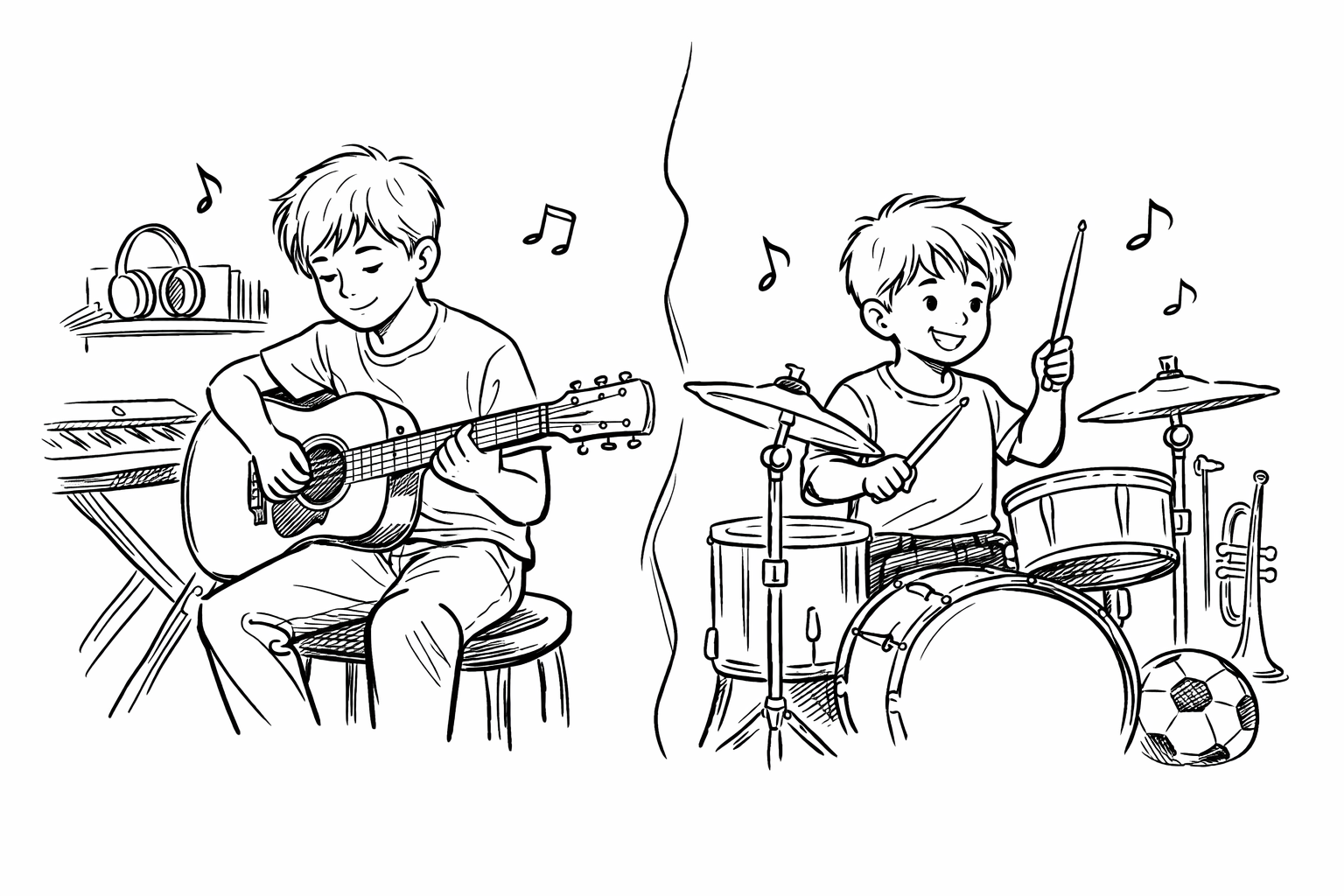 兄弟で違う楽器を選ぶのがおすすめ