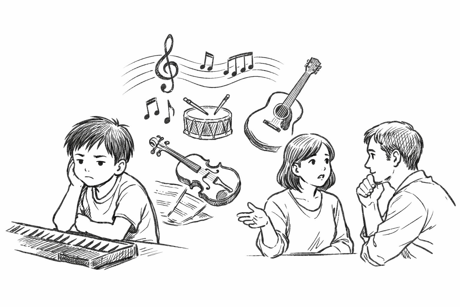 音楽が好きじゃない子に習わせるかの結論
