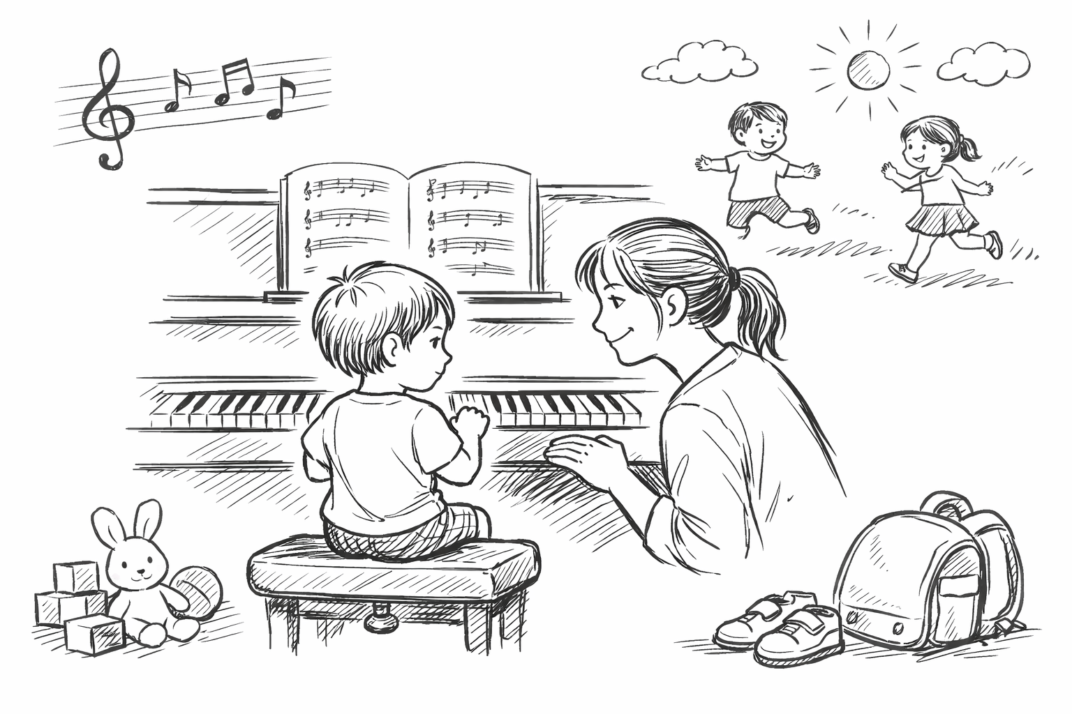 4歳からピアノを始めるのは「ちょうどいい」タイミングです