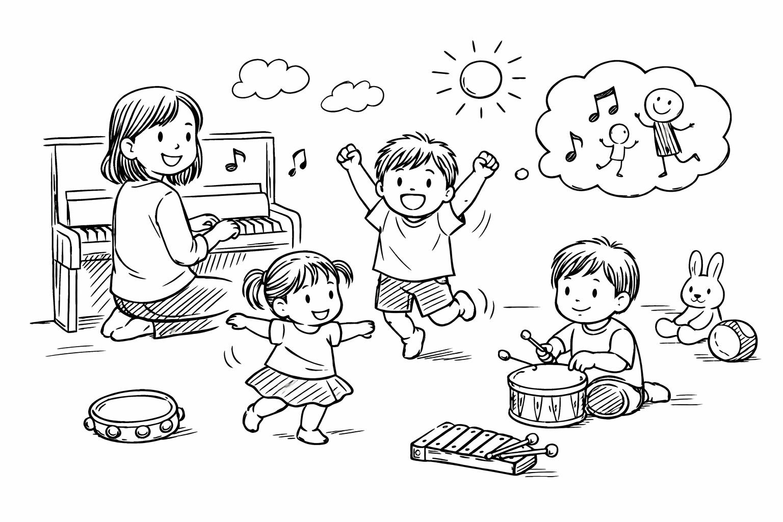 リトミックが幼児期に効果的な理由