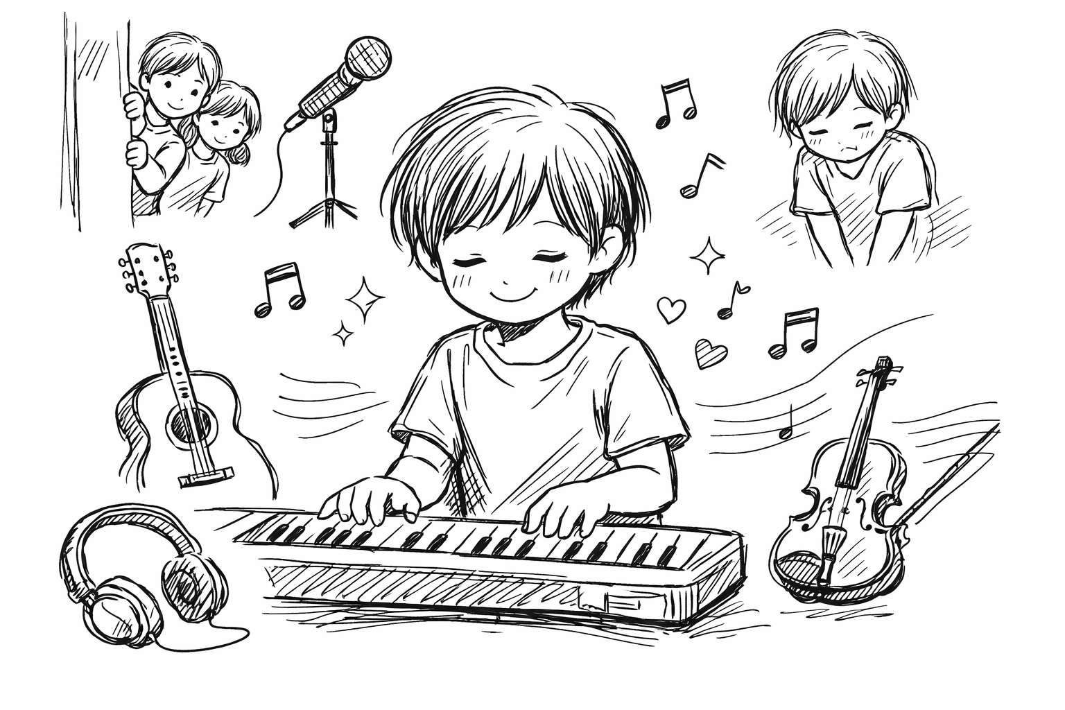なぜ人見知りの子に音楽習い事が向いているのか