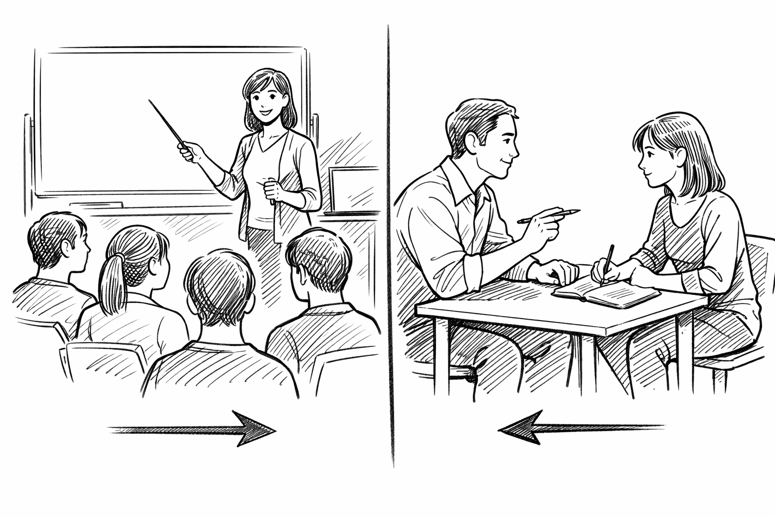 集団レッスンと個人レッスンの違いとは?