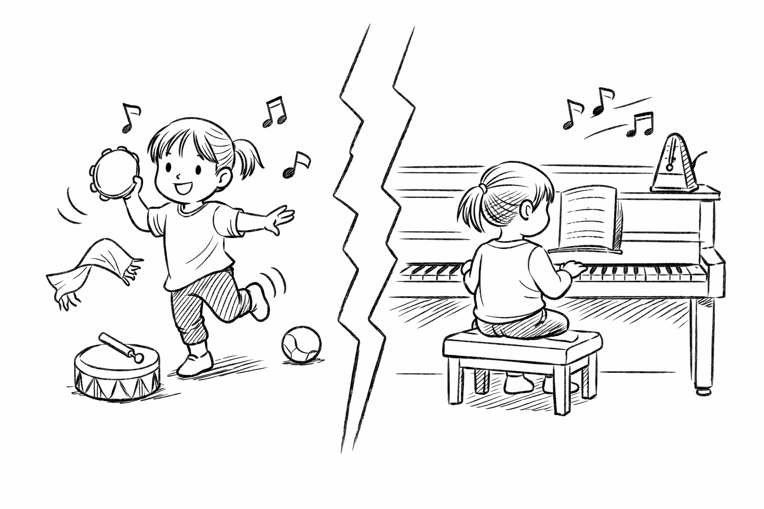 飽きっぽい子にはリトミックがおすすめです