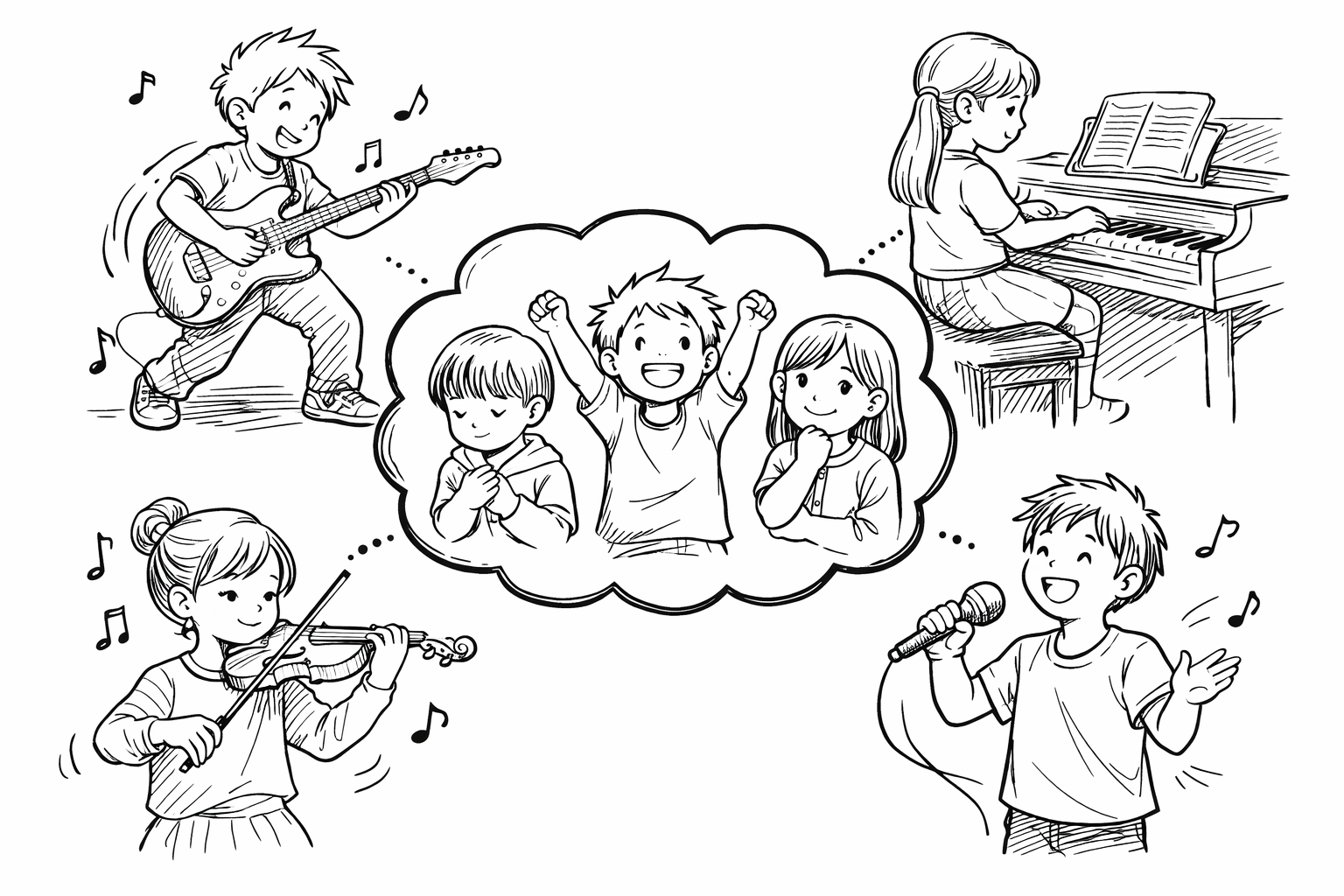 子どもの性格に合わせて音楽習い事を選ぶのがおすすめです