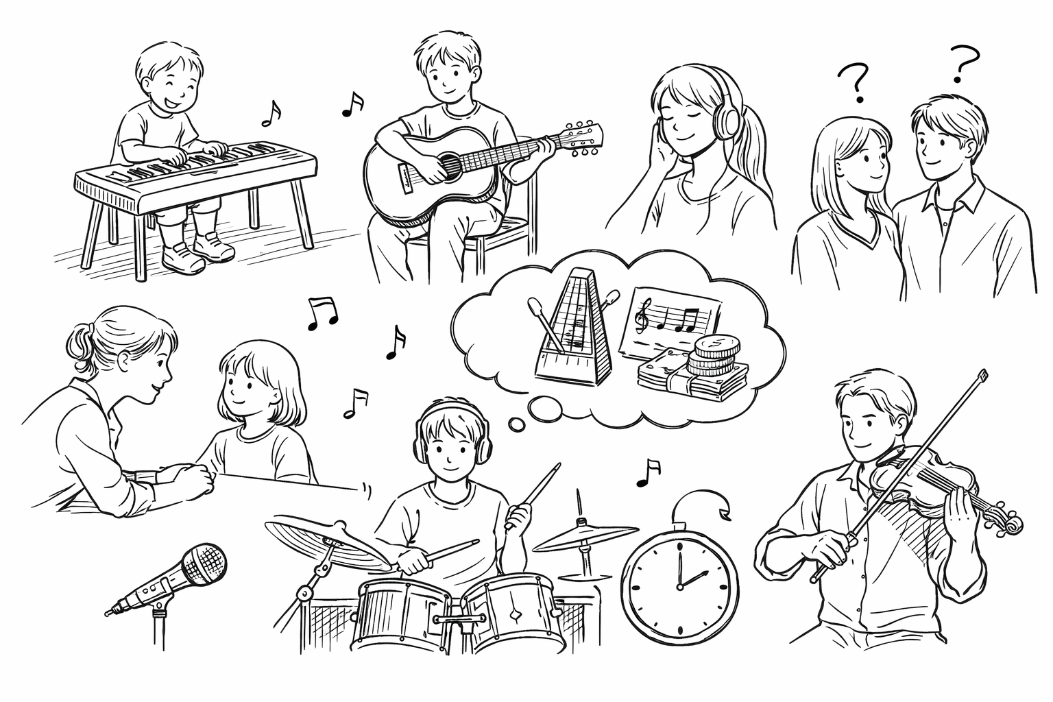 音楽習い事で後悔しないための基本的な考え方
