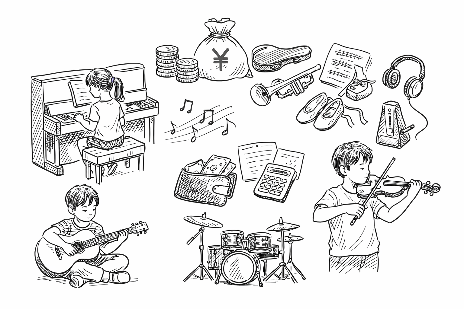 なぜ音楽系習い事の費用には幅があるの?