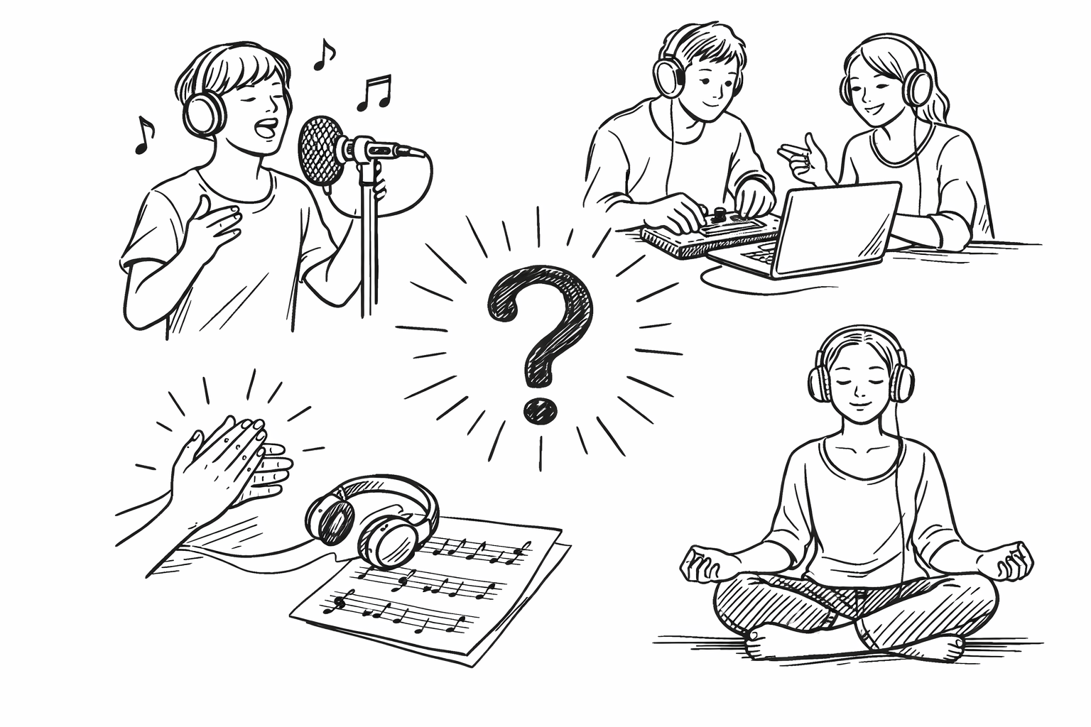 楽器代ゼロで始められる音楽の習い事、3つのパターンがあります