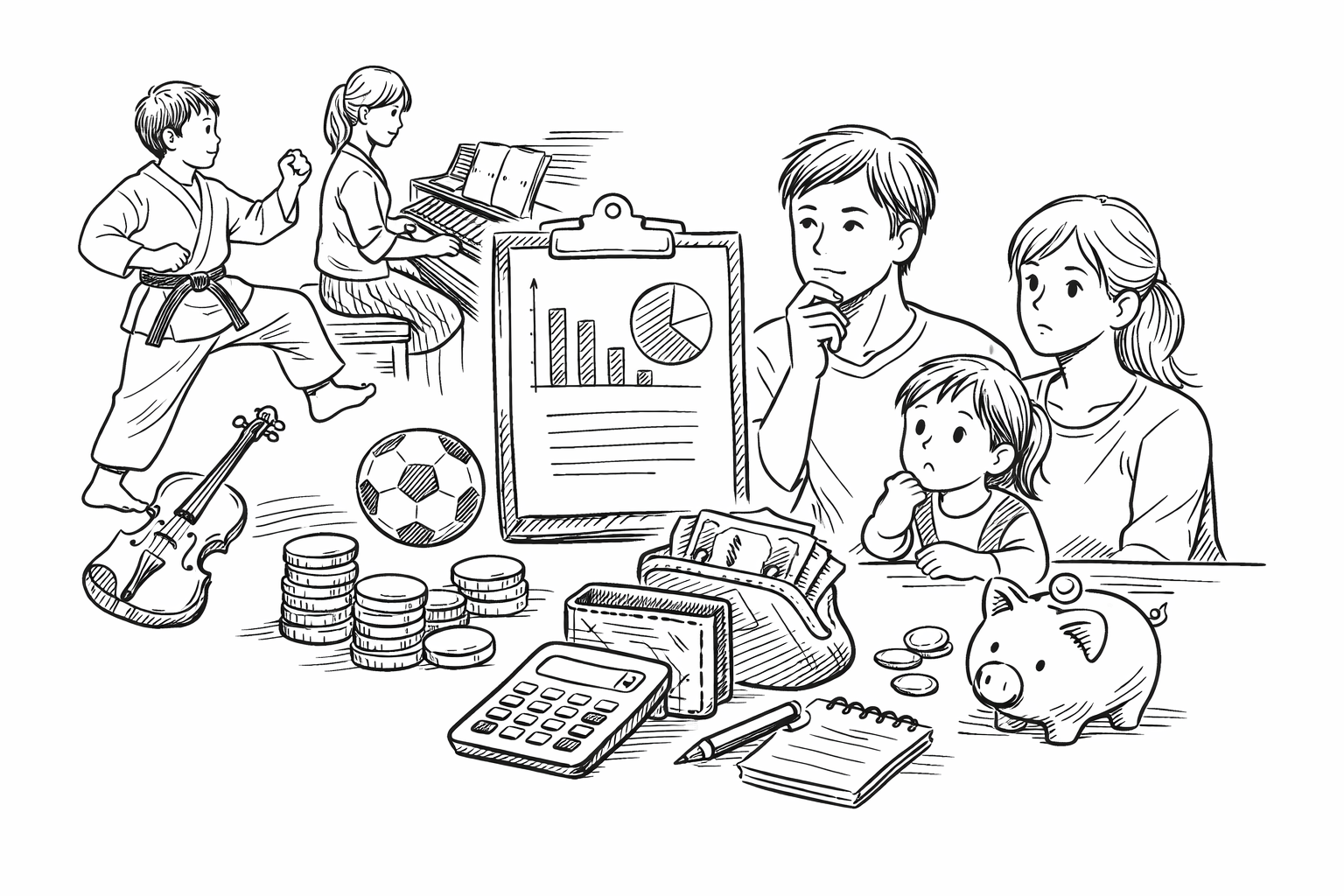 子どもの習い事の月謝、いくらまでが適正なの?