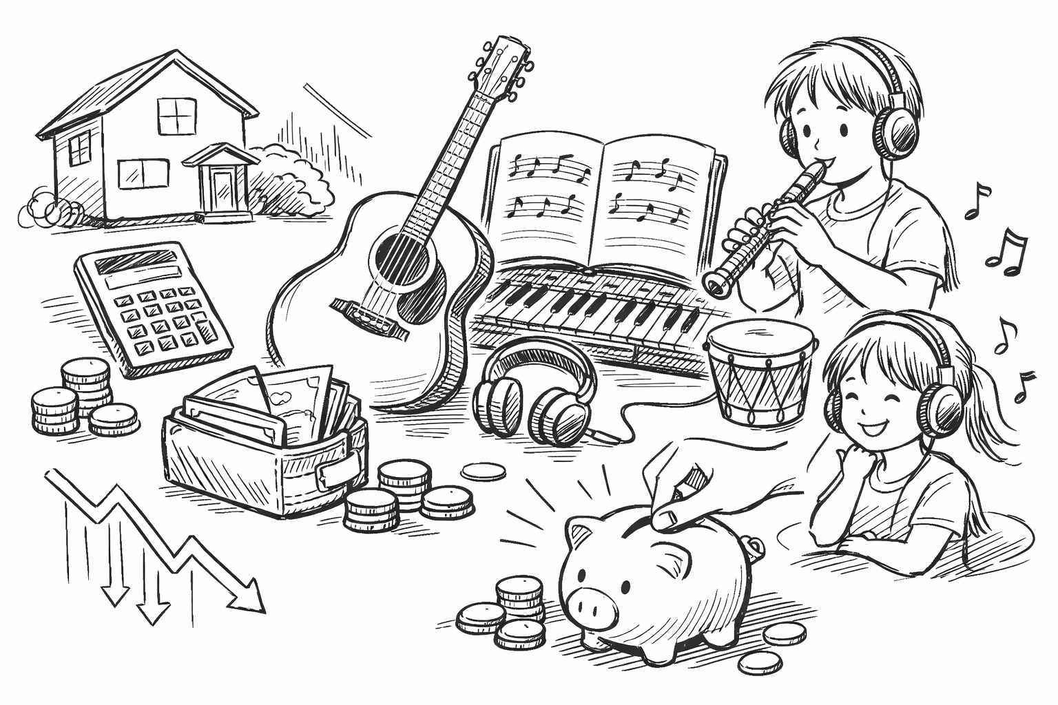 家計に優しい音楽の習い事は選び方次第で実現できる