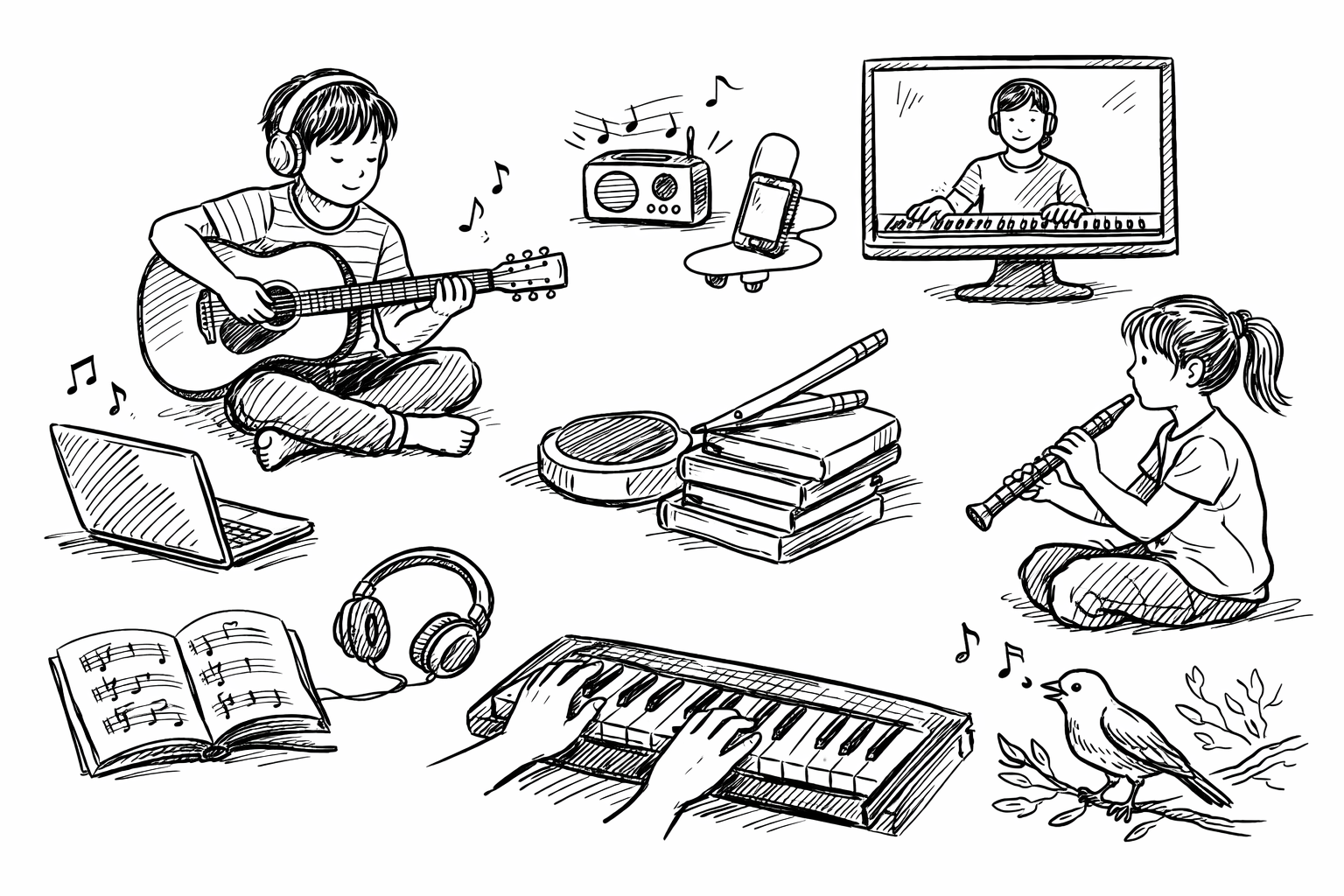 お金をかけずに音楽教育は十分可能です
