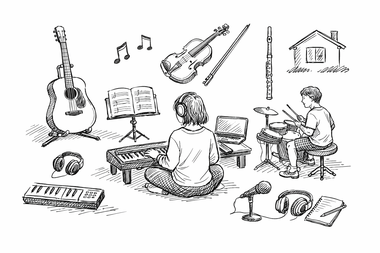 自宅練習しやすい音楽習い事とは